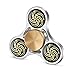 TOOBOM Metal Fidget Spinner Last 3 Minutes,Quality Bearing Quiet Fidget Toy Stress Reducer Hand Spinner Tri Spinner for Kids Children Adult (Glossy)