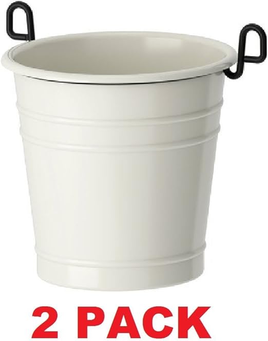 Ikea Caddy Utensil Steel Enamel (2, white) by Ikea Amazon.ca Home