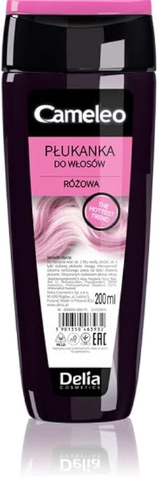Delia Cameleo Pink Hair Toner Rinse Colour Blond Grey Bleached