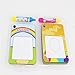 Aqua Doodle Flash Card Math Educational Toys Games Numbers, Colors, Shapes Learn Water Drawing Cards, 2 Magic Pens