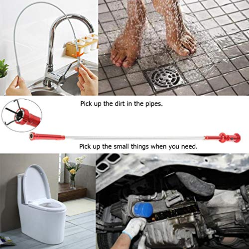 image for UTSAUTO Pick-Up Tool Set 3 Pcs Magnetic Pick-Up Grabber Tool with LED 