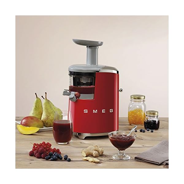 Juguera SMEG Extractor de Jugo SJF01RDEU Europea 220V | Rojo - Imagen 4