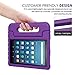 MoKo Case for Fire HD 8 2016 Tablet - Kids Shock Proof Convertible Handle Light Weight Protective Stand Cover Case for Amazon Fire HD 8 (Previous 6th Generation - 2016 Release ONLY), PURPLE