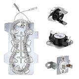 DC47-00019A Dryer Heater Element Replacement Dryer Repair Kit Compatible with SAMSUNG Dryer,Dryer Thermal Fuse DC96-00887A DC47-00016A Thermostat DC47-00018A