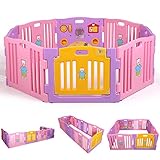 JAXPETY Baby Playpen Kids 8 Panel Safety Play Center Yard Home Indoor Outdoor New Pen