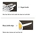 50 Pieces Flatware Cutlery Set - Stainless Steel Silverware Utensil Set with Knives Forks Spoons for Dinner & Dessert, Footek Elegant Tableware Cutlery Set, Dishwasher Safe