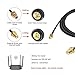 WiFi Antenna Extension Cable with SMA Male to SMA Female Coax Connector 3m/ 10FT by QUEENTI