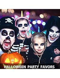 GBD Unicorn - Auriculares con cable ajustables con micrófono para niños, niñas, tabletas, suministros escolares, diadema para niños, auriculares plegables sobre la oreja, juego de audífonos, para niños, viajes, regalos de cumpleaños