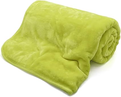 Lime Green Extra Large Faux Fur Blanket 200x240cm Mink Throw Sofa Bed Throw By Linenstowels2011 Amazon Co Uk Kitchen Home