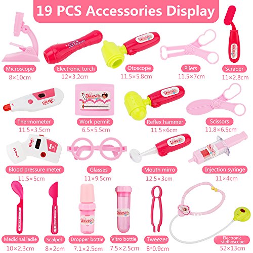 1 JoyGrow+Electronic+Stethoscope+Pretend+Medical