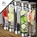 UEndure 14oz Glass Tea Infuser Travel Bottle + Strainer for Loose Leaf Tea
