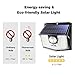 LITOM Solar Lights Outdoor, IP67 Waterproof Solar Powered Motion Sensor Lights 60 LEDs Wireless Solar Security Wall Lights for Front Door, Garden, Patio, Yard, Garage, Deck, Driveway 2 Pack Cold White