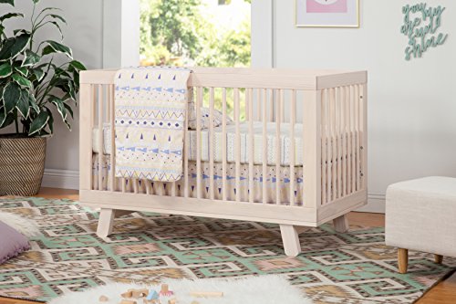 Babyletto Hudson 3-in-1 Convertible Crib, Washed natural