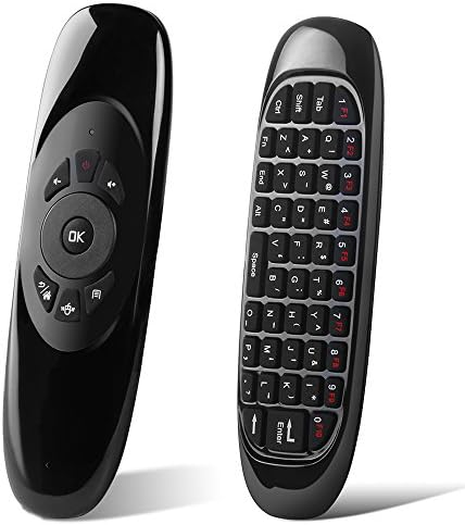 2.4G Fly mouse C120 Rechargeable Multifunction Mini Wireless Keyboard remote control air mouse For computer,Smart TV， iPad, Ps3, Google Android Tv Box, Htpc, Iptv(Black/C120)
