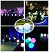 16'' LED Ball Light, Multi RGB Color Changing Light,YUMEITECH Wireless Floating Pool Light with Remote Control Rechargeable, Indoor Outdoor Night Light Living Garden Light Décor