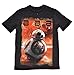 Star Wars Big Boys The Force Awakens Print Heathered T-Shirt (BB8, X-Large)