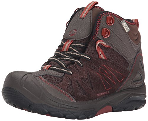 Merrell Capra Mid Waterproof Hiking Boot (Toddler/Little Kid/Big Kid),Brown,11 M US Little Kid