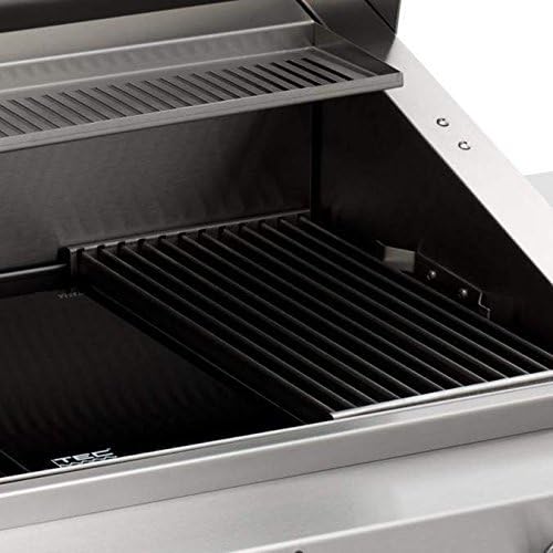 review TEC Sterling Patio 2 FR Infrared Grill on Stainless Steel Pedestal Two Side Shelves (STPFR2LPCAB), Propane Gas