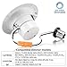 TORCHSTAR 4 Inch Dimmable LED Recessed Lighting with Smooth Trim, Retrofit Recessed Downlight, 10W (65W Equiv.), CRI 90, Wet Location, ETL Listed, 700lm, 2700K Soft White, Pack of 4