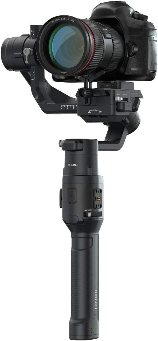 2019 DJI Ronin-S Essentials Kit 3-Axis Gimbal Stabilizer for Mirrorless and DSLR Cameras, Tripod, Gimbal Hook and Loop Strap, 1 Year Limited Warranty, Black(CP.RN.00000033.01) : Camera & Photo