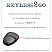 Keyless2Go Replacement for Keyless Entry Car Key Vehicles That Use 3 Button LHJ011