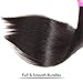 ISEE Hair 8A Malaysian Virgin Straight Hair 4 Bundle 100% Unprocessed Human Hair Weave Bundles Human Hair Extensions 4 Bundles Deal Natural Black (30