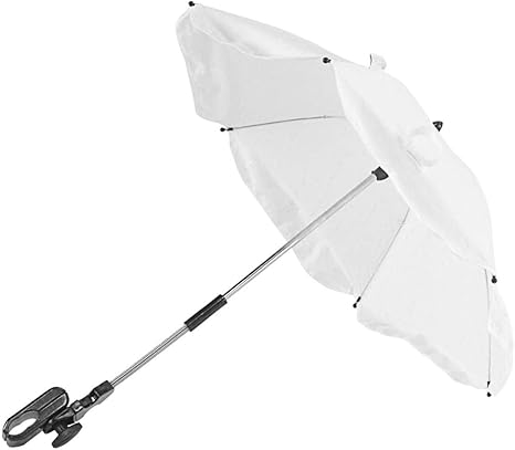Pushchair Pram Accessories White Broderie Anglaise Parasol Compatible With Bebecar Magic Baby