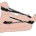 Easy Access Portable Thigh Restraint Sling for Fetish Sex Bondage Unisex