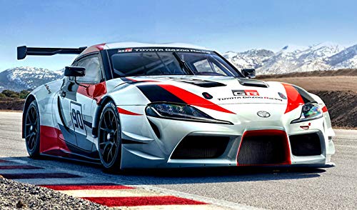 BDP Motorsport Toyota GR Supra XXL ONE PIECE NOT SECTIONS Over 1 Meter wide poster! **UK SELLER - SAME DAY SHIPPING**