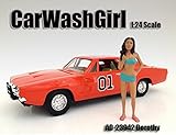 Car Wash Girl Dorothy Figure, Green - American Diorama Figurine 23942 - 1/24 scale