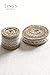Ling's moment Burlap Ribbon Roll with White Lace Trims for Jars or Present Decor, 2
