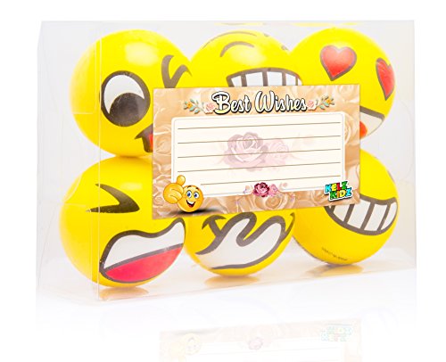 Emoji Stress Balls Gift Pack (6 Pack)