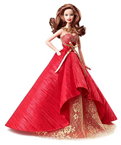 Barbie collector 2014 holiday doll brunette