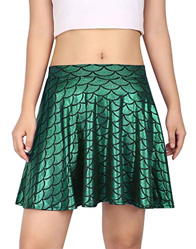 Spray Half-Zip Retro Checked Tops＆Mermaid-Skirt main image 0