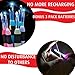 Yarn Story™ Lighted Crochet Hooks Complete Set 9/pkg - 9 pcs Light up Crochet Hook Set w/ 9 Extra Batteries – Crochet Lite Hooks – LED Crochet Hooks for Arthritic Hands Sizes 2.5 to 6.5mm (Black)