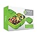 Bentgo Fresh (Green) – Leak-Proof & Versatile 4-Compartment Bento-Style Lunch Box – Ideal for Portion-Control and Balanced Eating On-the-Go – BPA-Free and Food-Safe Materials