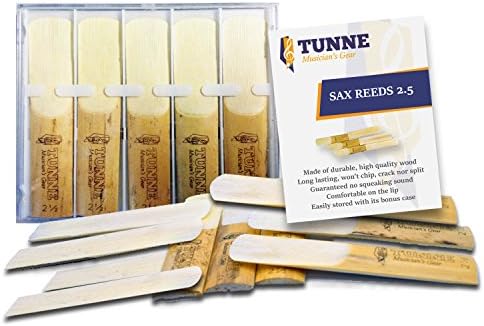 Sax Reeds for Alto Jazz Saxophone Won't Squeak or Splinter 3 strength 10 Piece