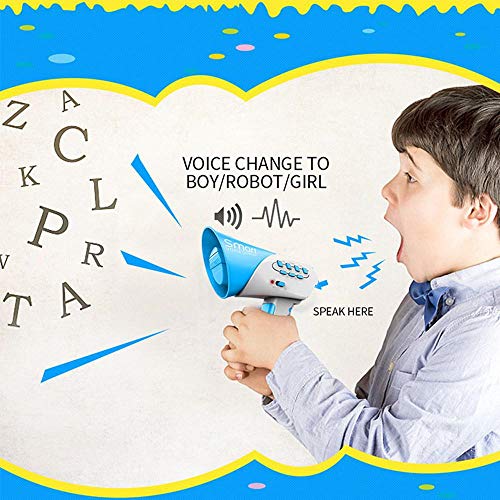 Leegoal Voice Changer for Kids with Megaphone Function, 7 Sound Modes and 5 Different Music