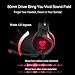 Xbox One, PS4 Gaming Headset , Headphones with Mic and LED Light for Laptop Computer,Stereo Gamer Headphones,3.5mm Wired Noise Isolation Gaming Headphones (Red)thumb 3