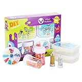vvljproducts DIY Slime Kit for Kids – Making Supplies with Clear Slime, Colorful Beads & Foam Balls, Cute Decorations, Holographic Glitter & Storage Containers – Great Gift for Boys & Girls