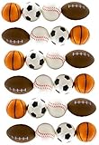 24 Mini Sports Squeeze Balls for Stress Relief and Fun