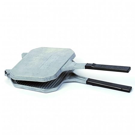 Kelomat Spezialkochgerät Blitzgrill, Toasteisen, Handbrotröster, beschichtet im Karton