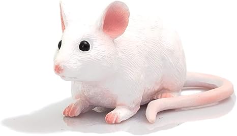 Hecho A Mano Casa De Muñecas En Miniatura De Cerámica De Ratón Gris