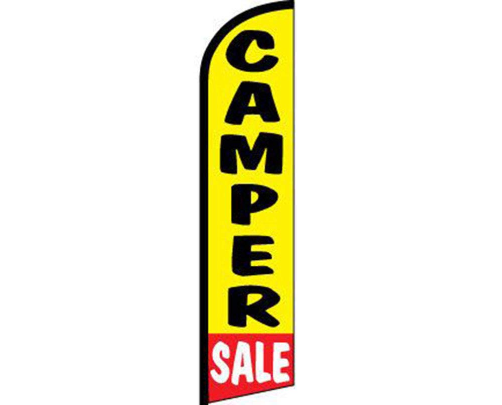 Black Windless Banner Advertising Marketing Flag Home Garden