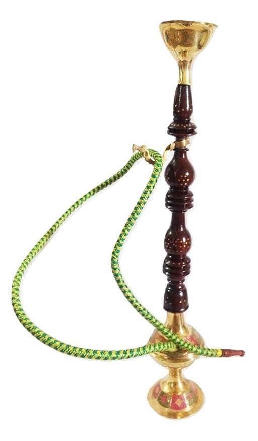Buy Antique Brass Hookah for Home Décor Handicraft (24 Inch) Online at