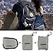 Sleep Mask, HOMMINI Grey Memory Foam Breathable Eye Patch Light Blocking Sleeping Eye Mask with Travel Pouch, Best Blindfolder for Travel/Sleeping/Shift Work/Meditation Suit for Men Women and Kids 