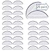 Bignc 20 Pair 1 mm Eyeglasses Nose Pads Glasses Adhesive Silicone Anti-Slip Nosepads for Glasses Eyeglasses Sunglasses(Clear)