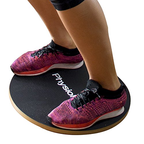 PhysioRoom-Wooden-Wobble-Board-40cm-Balance-Board-Stability-Trainer-for-Ankle-Knee-Injury-Rehabilitation-Recovery-Exercises-Improves-Balance-Joint-Movement-Core-Strength-Non-Slip-Surface