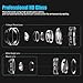 5 in 1 HD Camera Lens Kit 198 Degree Fisheye Lens/0.63x Wide Angle/15x Macro Lens/2X Telephoto Lens/CPL Lens for iPhone 6/6s Plus SE Samsung Galaxy S7/S7 Edge S6/S6 Edge and Most Smartphone
