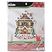 Bucilla Felt Applique Advent Calendar Kit, 18 by 25-Inch, Nordic Gingerbread House